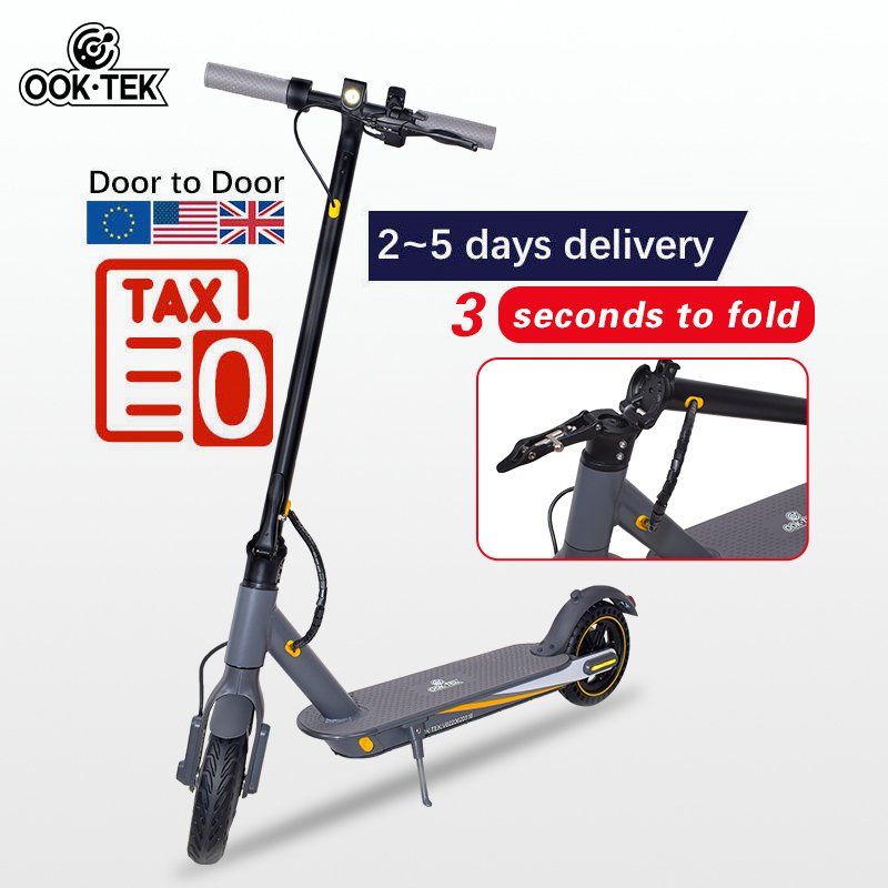Fast Delivery From EU UK US Warehouse 10.4ah Two Wheels Powerful Electric Scooter 350W with APP Escooter E Scooters for Adult